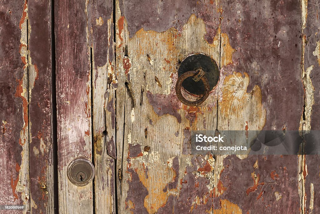 Vecchio sfondo porta - Foto stock royalty-free di Abbandonato