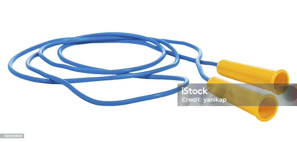 jump rope jump rope isolated on a white background Jump Rope Stock Photo