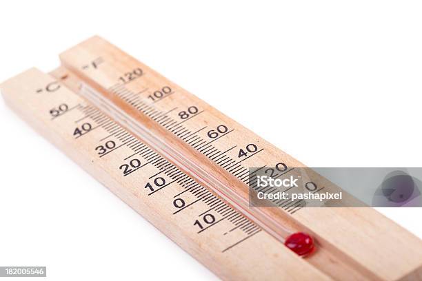 Drewniane Termometr Atmosferyczne - zdjęcia stockowe i więcej obrazów Bez ludzi - Bez ludzi, Choroba, Chłodny