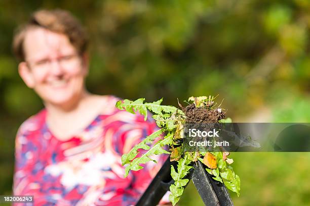 여자 당기기 위즈 Weeds 가정 생활에 대한 스톡 사진 및 기타 이미지 - 가정 생활, 계절, 꽃-식물