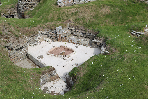 Skara Brae in Orkney, Neolithic settlement Scotland