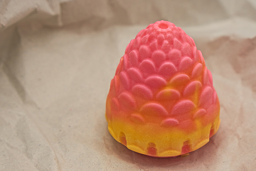 colorful soap in cone shape