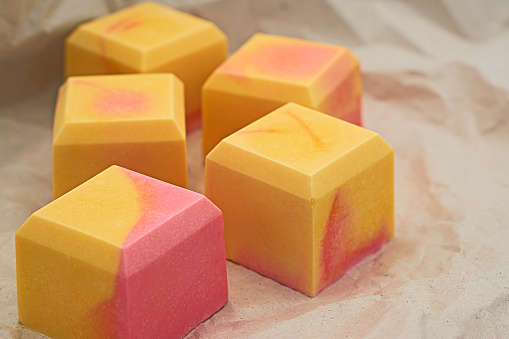 colorful soaps in block form