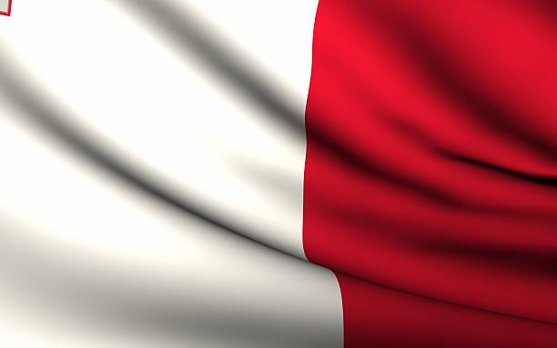 istock Flying Flag of Malta . All Countries Collection 182009520