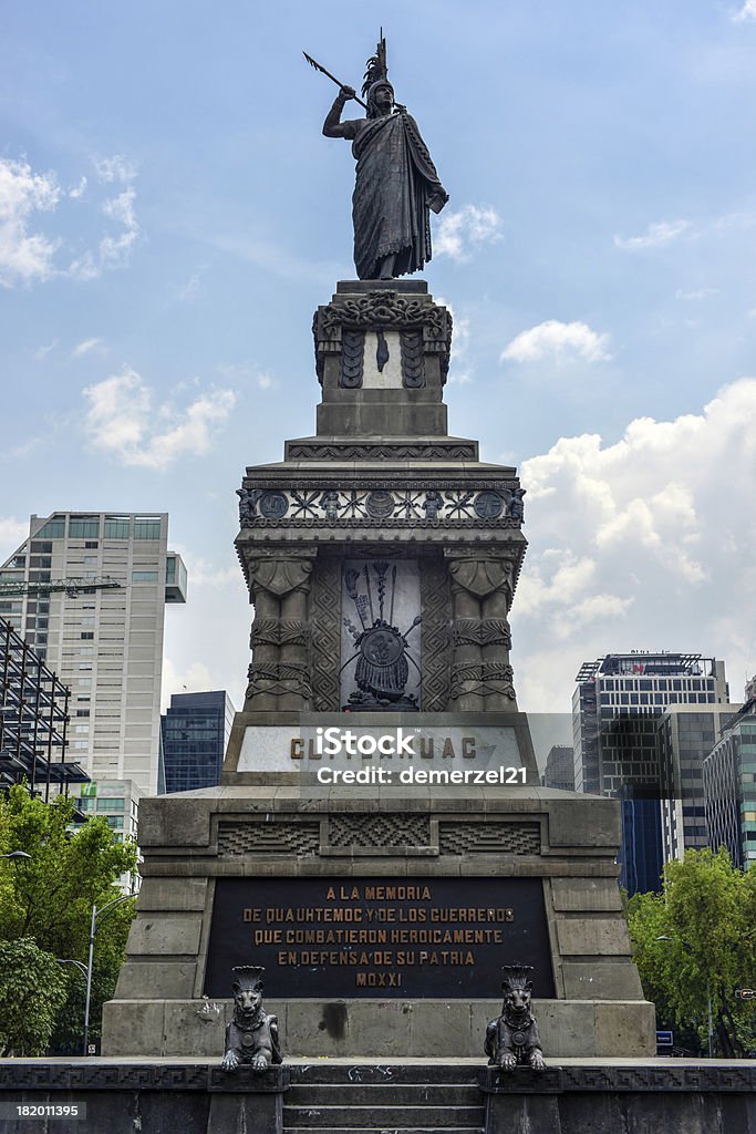 Monumento à Cuitlahuac - Royalty-free Cidade do México Foto de stock