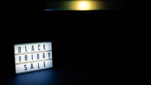 istock Black Friday sale Sign with Copy space 1820226690