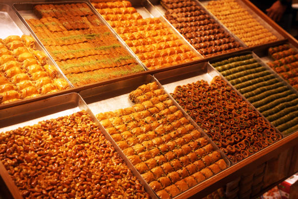 istock Many types of baklava together 1820232242