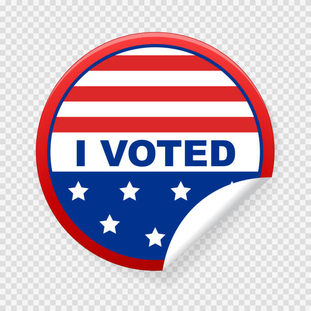 170+ I Voted Sticker Stock Illustrations, Royalty-Free Vector Graphics ...
