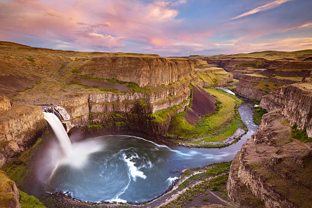 istock Palouse Falls in Washington, USA at sunset 182026101