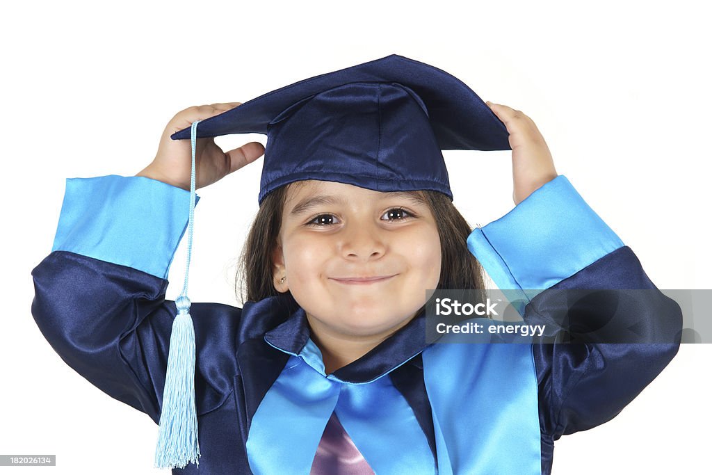 Preschool Ребенок в Выпускной костюм - Стоковые фото Младший возраст роялти-фри
