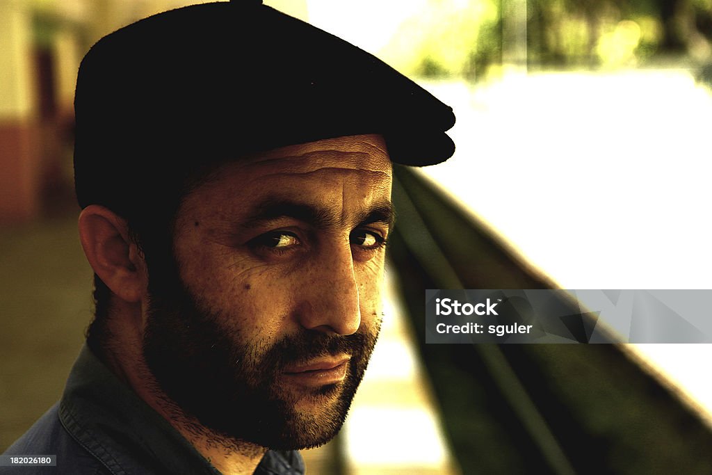 turkish man portrait of turkish man who is posing at the train station 30-39 Years Stock Photo
