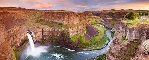 istock Palouse Falls in Washington, USA at sunset 182026219