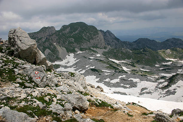 summer in the mountains stock photo