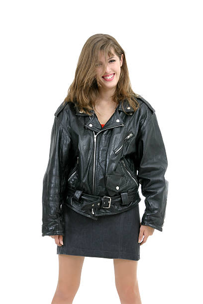 나는 급작성 사람이! - women jacket leather hooligan 뉴스 사진 이미지
