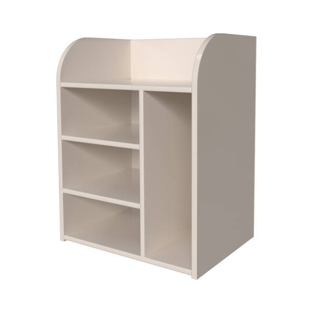 istock Realistic Bedside Cabinet for interior room design. 1820273502
