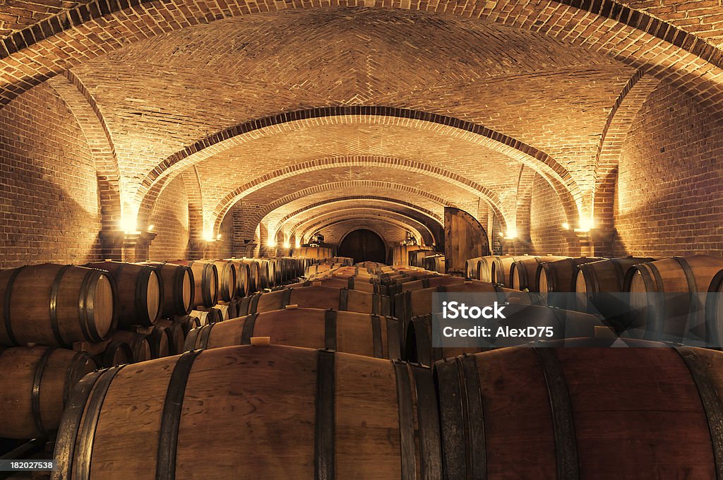 Wine Weinkeller - Lizenzfrei Weinkeller Stock-Foto