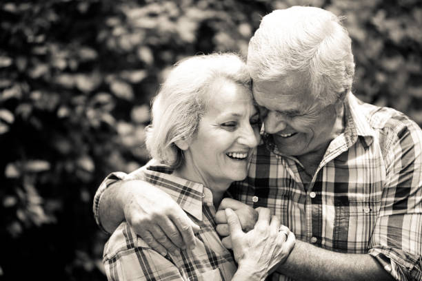 istock Loving senior couple 182027547