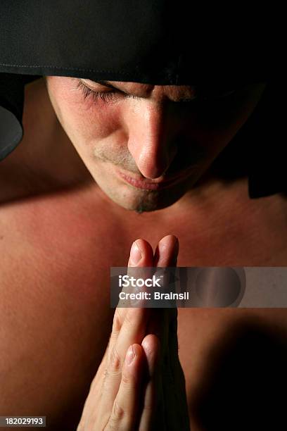 Man Praying Stock Photo - Download Image Now - Adult, Adults Only, Angel