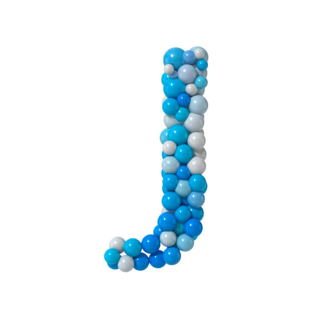 istock Multicolored Particle Sphere Style Alphabet 