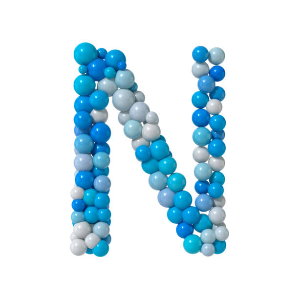 istock Multicolored Particle Sphere Style Alphabet 