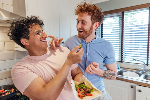 istock Playful Couple in the Kitchen 1820295545