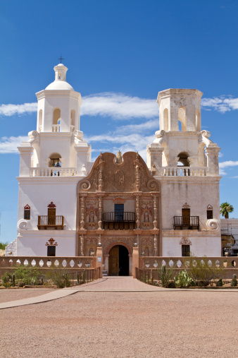 San Xavier del Bac mission in Tucson Arizona