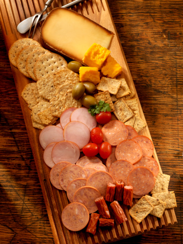 Cheese and Meat Platter  - Photographed on Hasselblad H3D2-39mb Camera