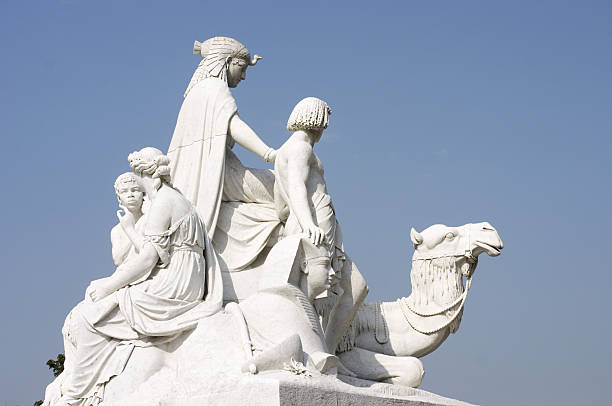 istock Mounted dromedary camel represents Africa on the Albert Memorial 182031458