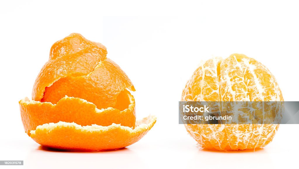 Geschält clementine - Lizenzfrei Fotografie Stock-Foto