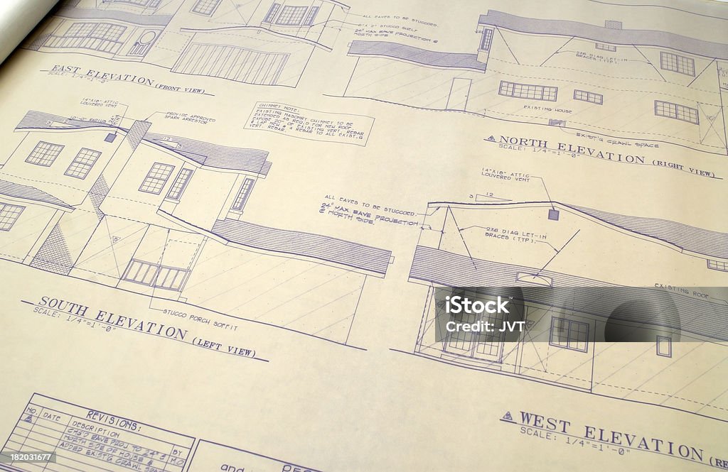 Plan Architectural. - Photo de Intérieur de maison témoin libre de droits