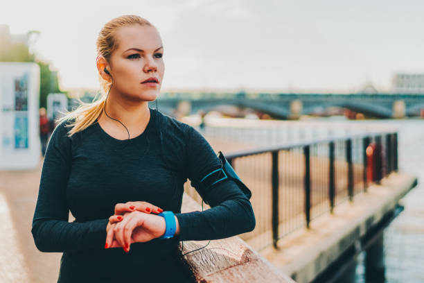 istock Woman sports training outside 1820331500
