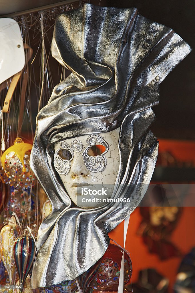 Masque de carnaval de Venise avec flou d'arrière-plan - Photo de Art et Artisanat libre de droits