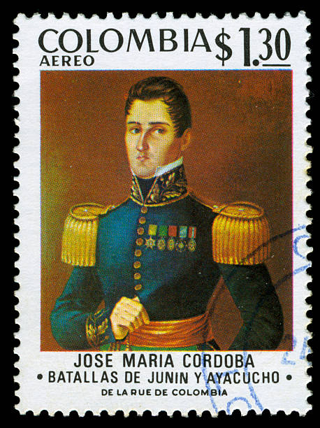 istock Jose Maria Cordoba Postage Stamp, Colombia 182035377