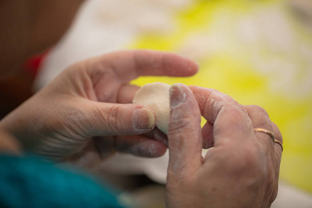 istock Process of making ukrainian national food dumplings 1820355799