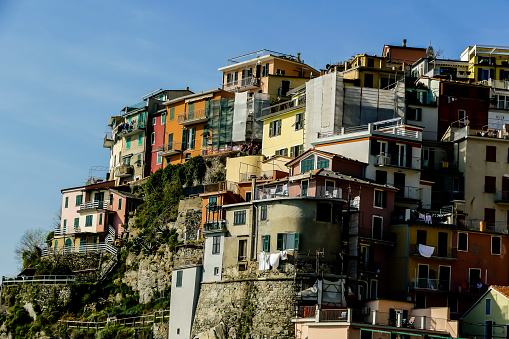 view of houses in italy, photo digital picture