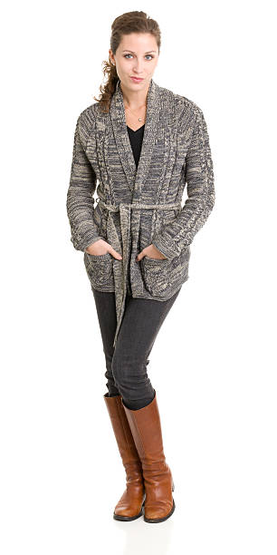 istock Serious Young Woman Standing 182036381