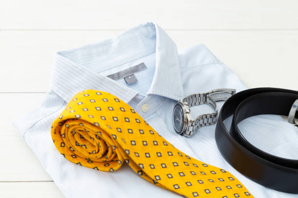 istock Shirts and ties for men. 1820381779