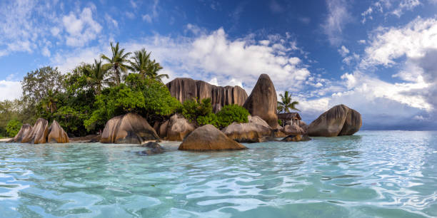 istock Anse Source d'Argent - beach on island in Seychelles 1820386306