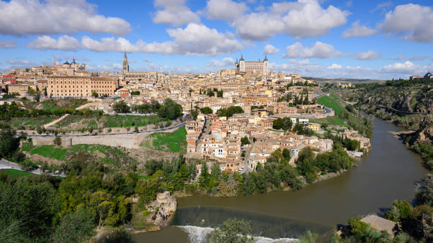 istock Panoramic high angle view of Toledo, Spain 1820411820