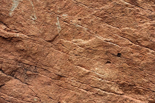red rock wall, the detail of the Kings Canyon  rock, Outback, Australia