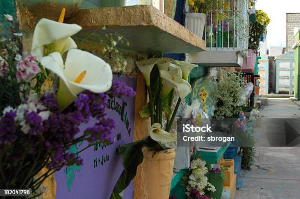 Lillies In Guatemala Stock Photo - Download Image Now - Celebration Event, Cemetery, Ceremony