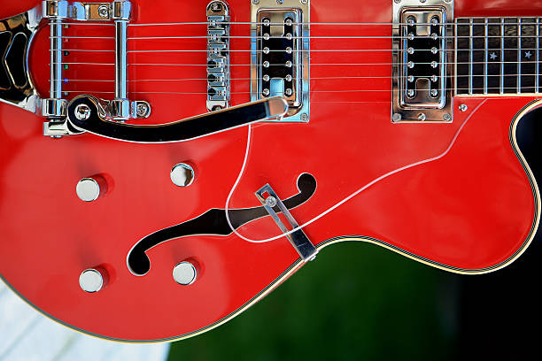 humbucker guitarra - bigsby - fotografias e filmes do acervo