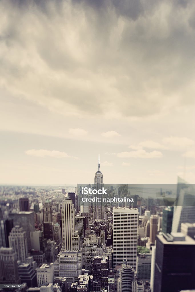 Bad prognozy nad New York City - Zbiór zdjęć royalty-free (Ameryka)