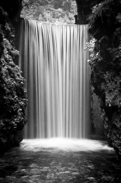 wodospad - silver cascade falls zdjęcia i obrazy z banku zdjęć