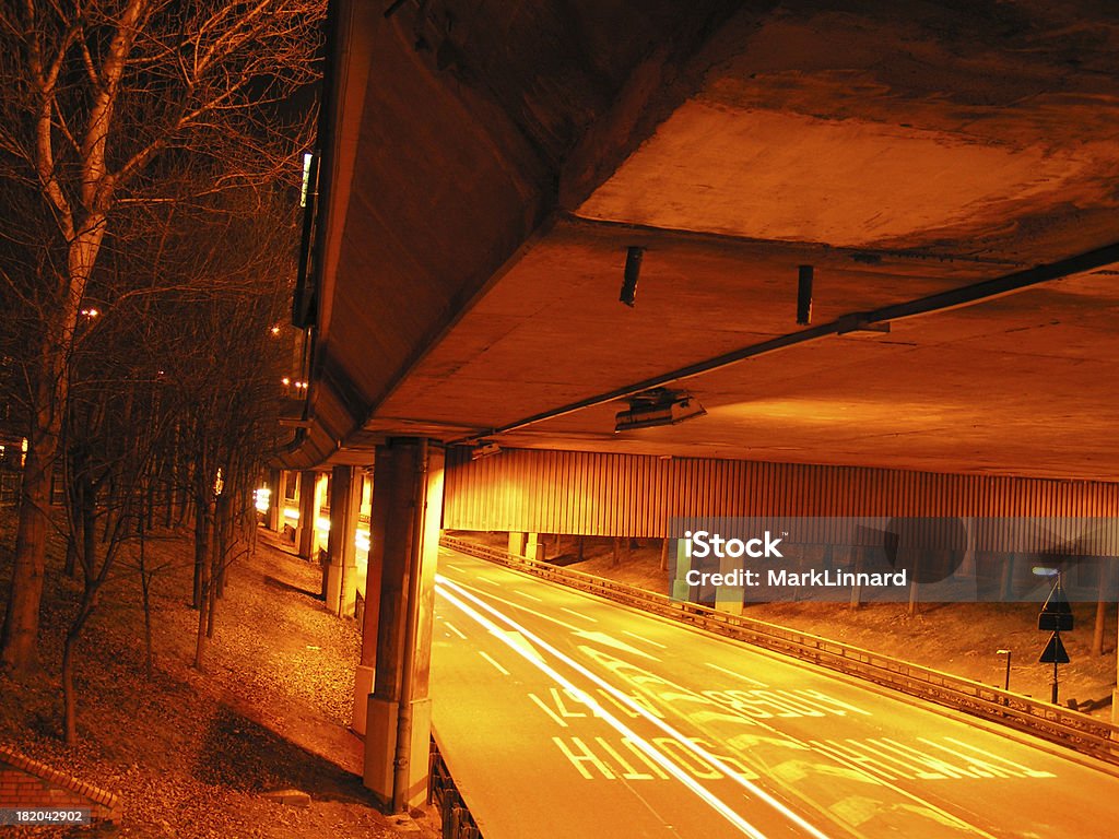 Nacht Road - Lizenzfrei Auto Stock-Foto