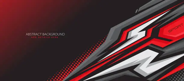 Vector illustration of Abstract racing concept background design template. vector