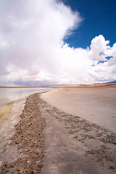 istock Salt lake, Salar de Altiplano - Atacama, Chile 182043135