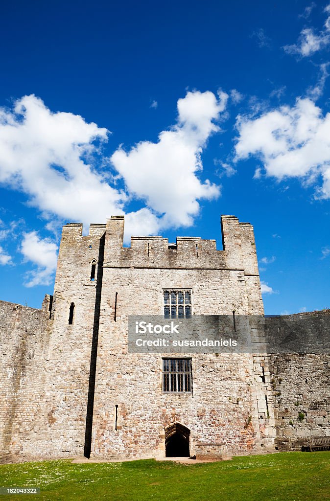 Castelo histórico edifício - Foto de stock de Castelo de Chepstow royalty-free