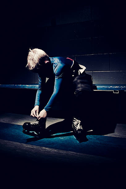 Young Hockey Player-Goalie