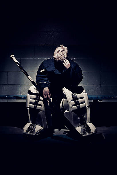 istock Young Hockey Player-Goalie 182043804